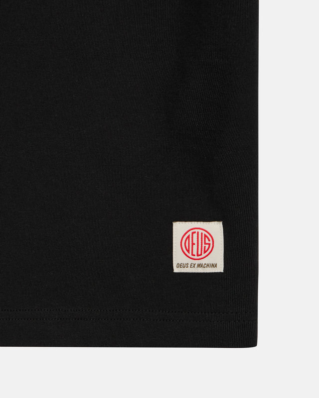 Camiseta de moto enduro - Negra