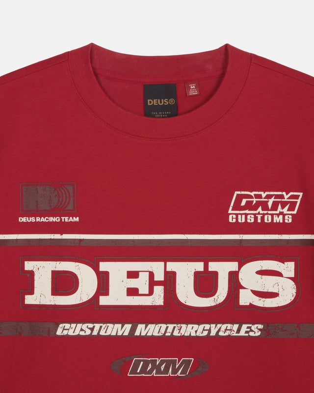 Camiseta de moto enduro - roja
