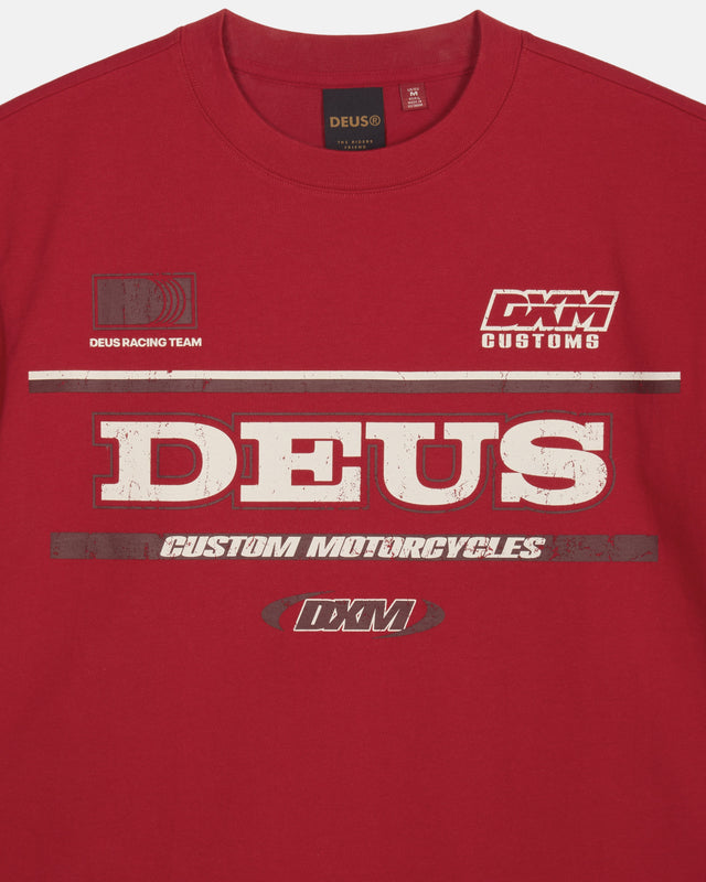 Camiseta de moto enduro - roja