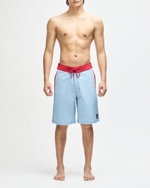 Long Boardshort - Glacier Blue