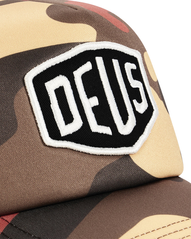 Ombre Sheild Trucker - Rust Camo
