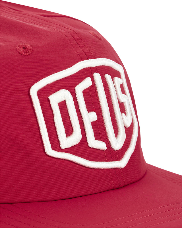 Shield Nylon Cap - Cherry Red