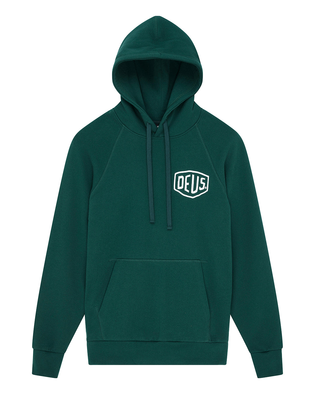 Fleece | Deus Ex Machina | Venice Address Hoodie - Racing Green