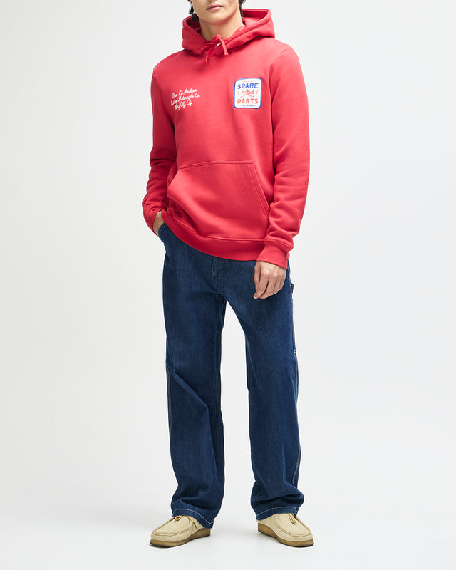 Mudflap Hoodie - Cherry Red