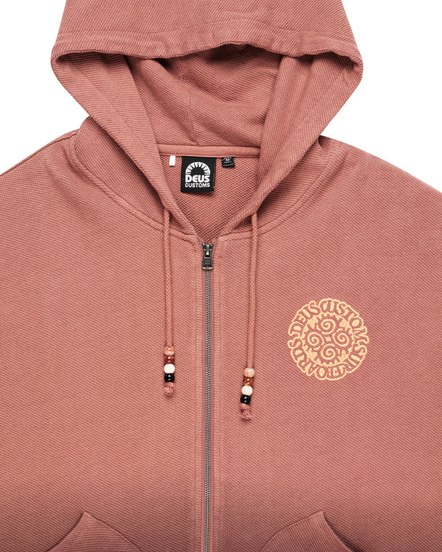 Nouveau Zip Hoodie - Brown Gradient