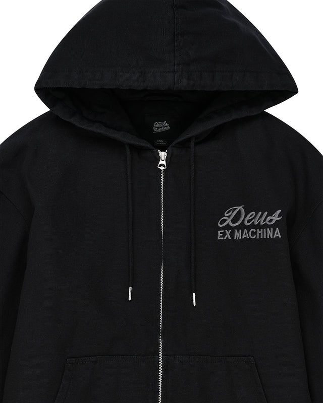 Harajuku Hooded Jacket - Black