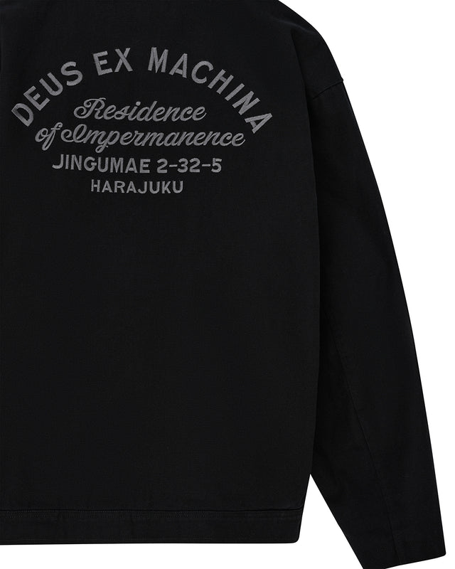 Harajuku Hooded Jacket - Black