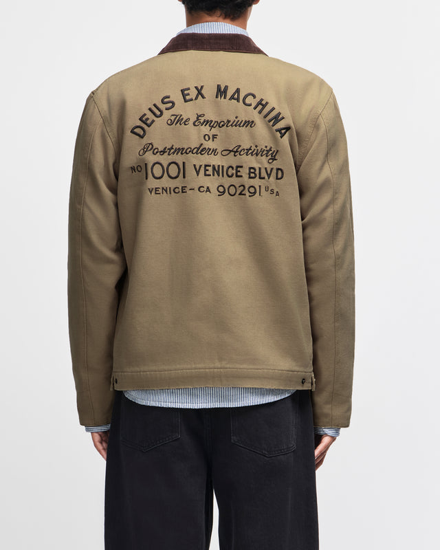 Address Workwear Jacket - Olive Green