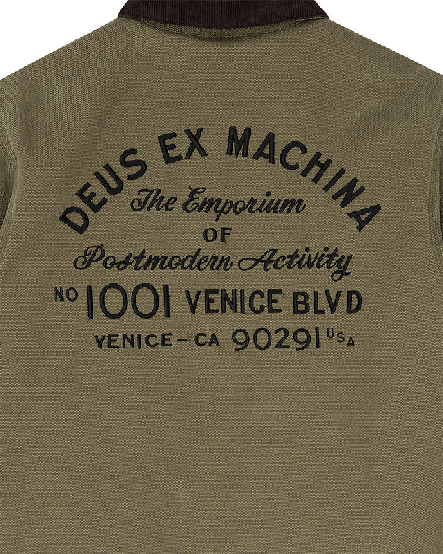 Address Workwear Jacket - Olive Green