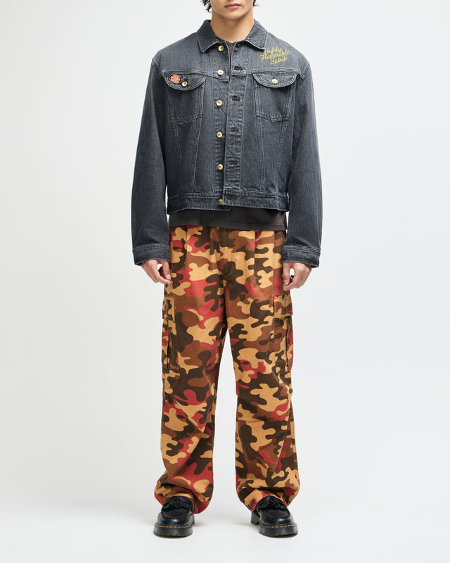 Unchained Trucker Jacket - Washed Black