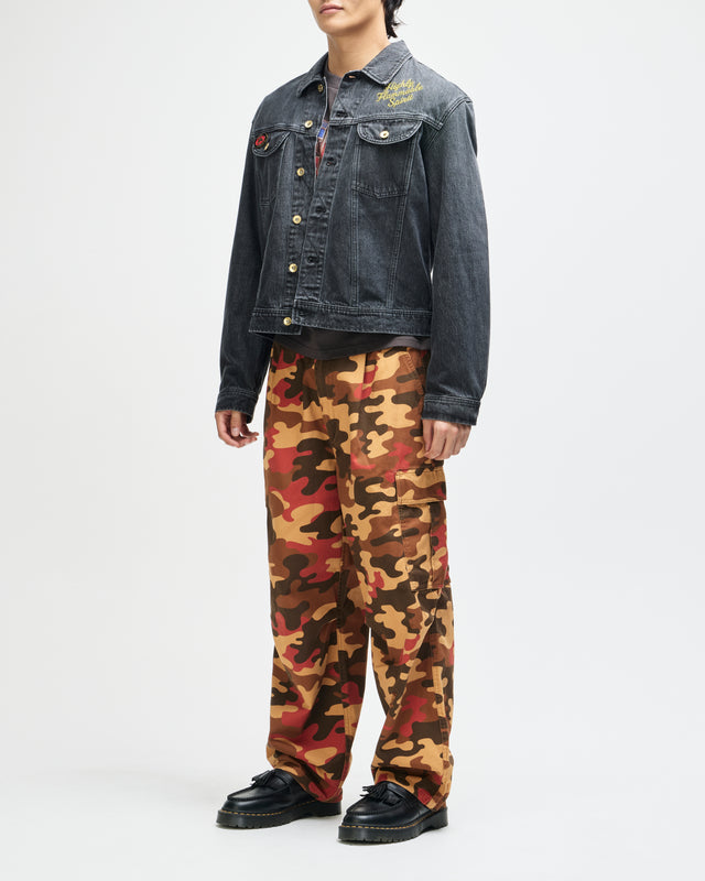 Unchained Trucker Jacket - Washed Black