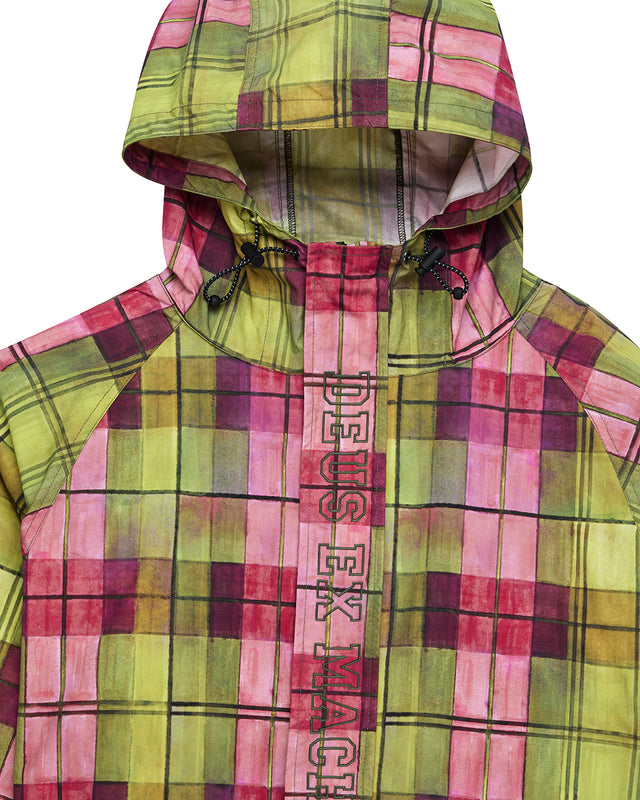 Master Stroke Anorak (Check) - Olive Check
