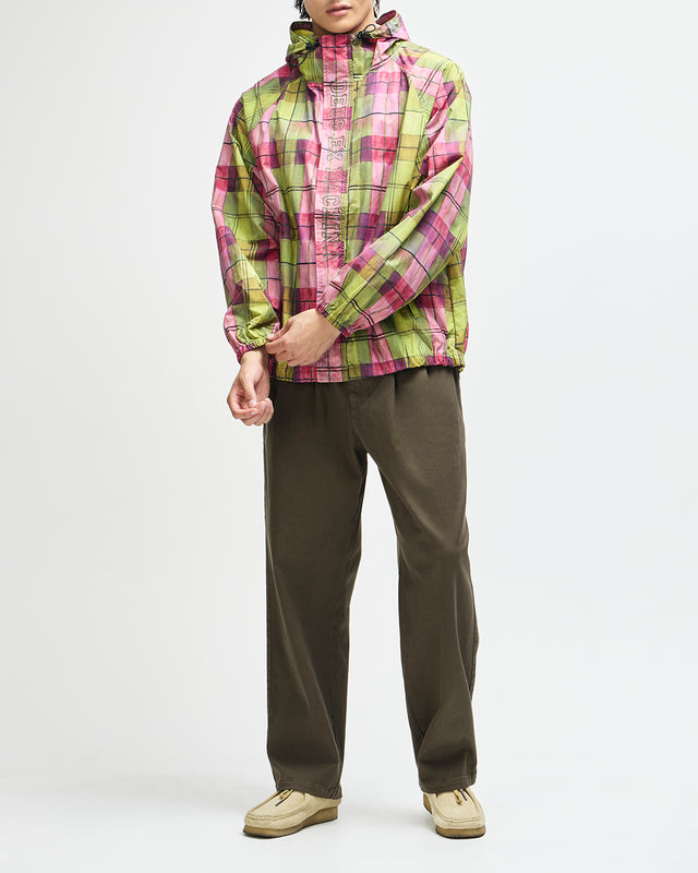 Master Stroke Anorak (Check) - Olive Check
