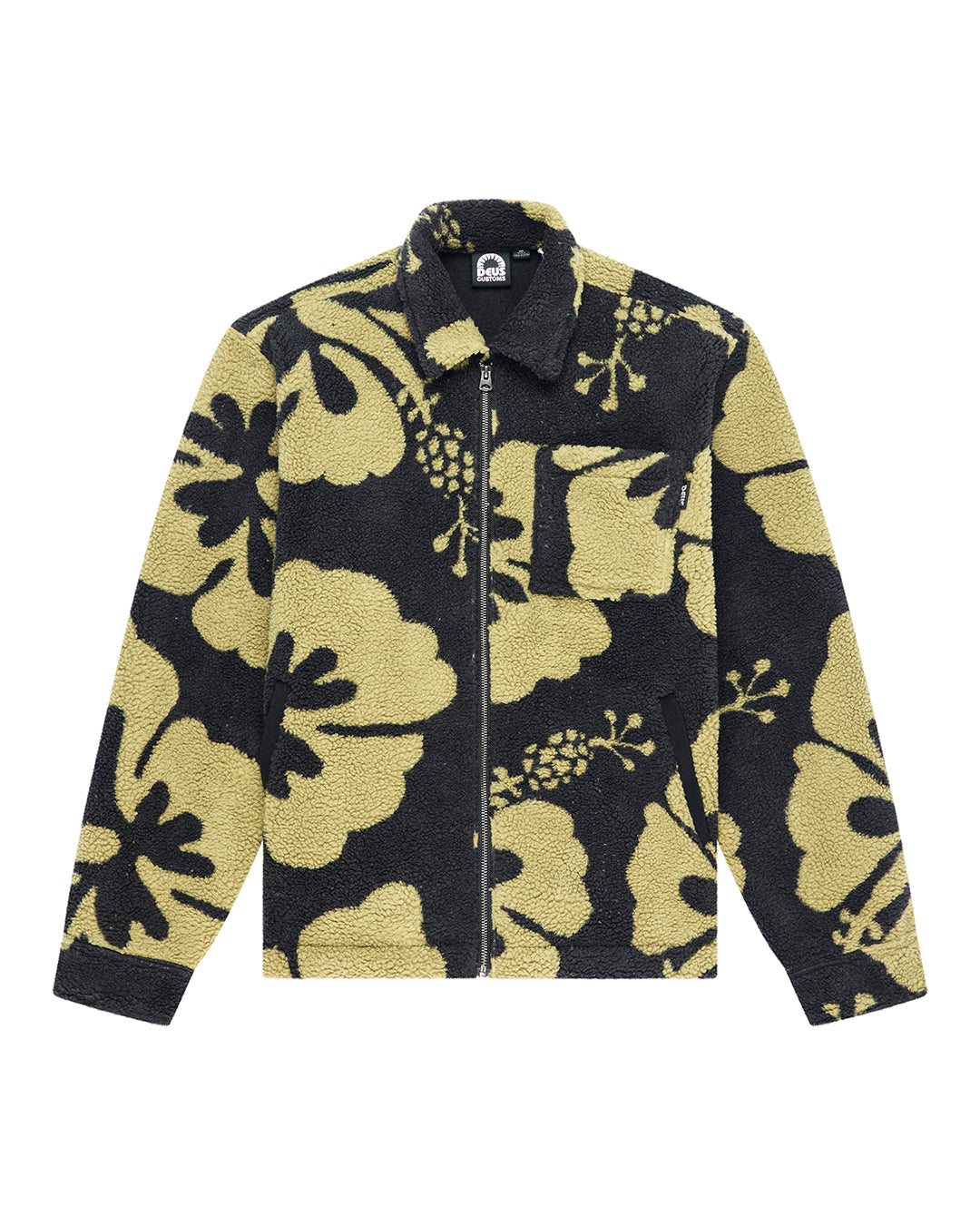 Jackets | Deus Ex Machina | Oahu Sherpa Jacket - Anthracite Grey