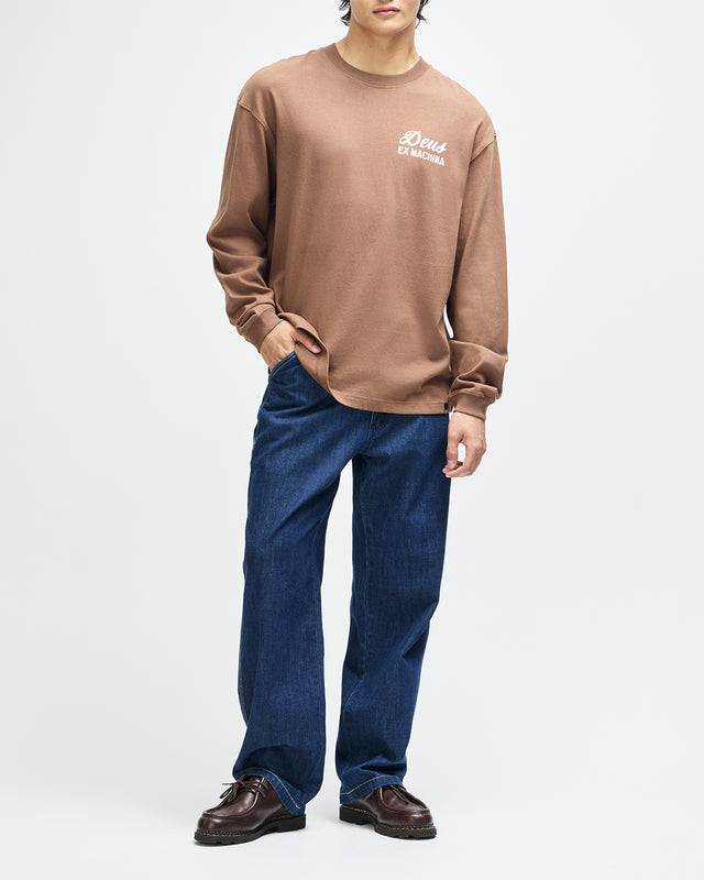 Harajuku Sign Ls Tee - Bison Brown