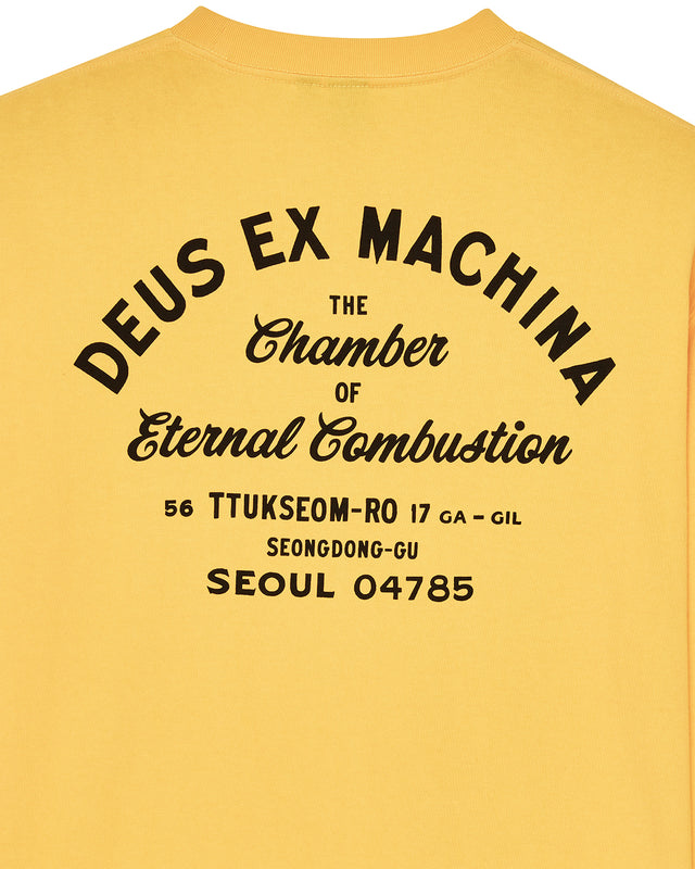 Seoul Sign Ls Tee - Citrus Orange