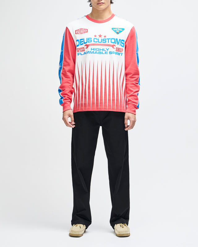 Trife Life Moto Jersey - Tofu White