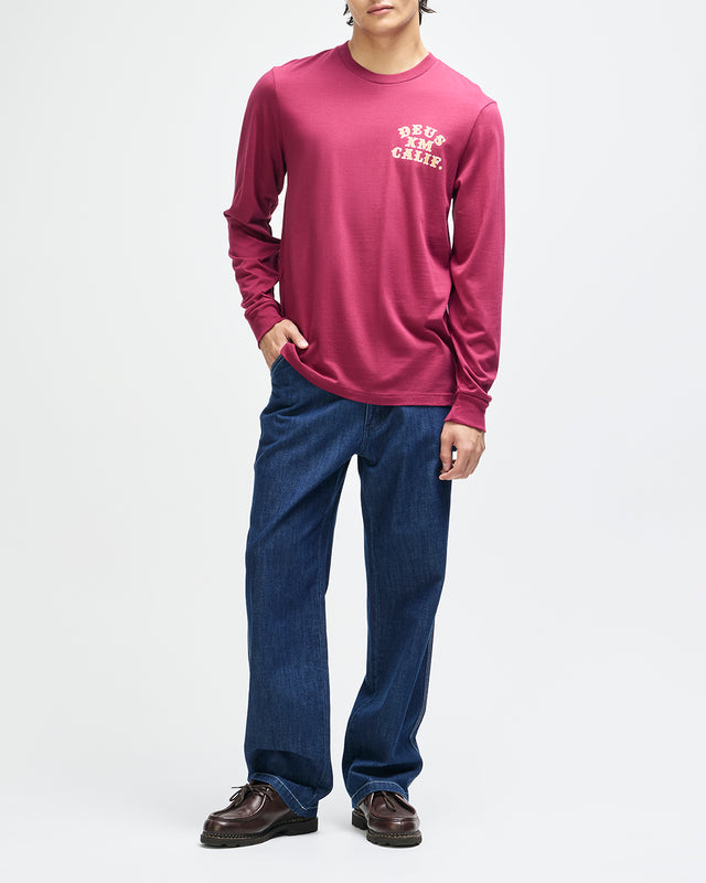 Quick Strike LS Tee - Burgundy