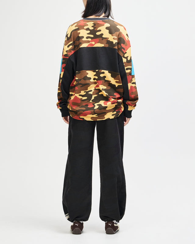 Ombre Moto Jersey - Rust Camo