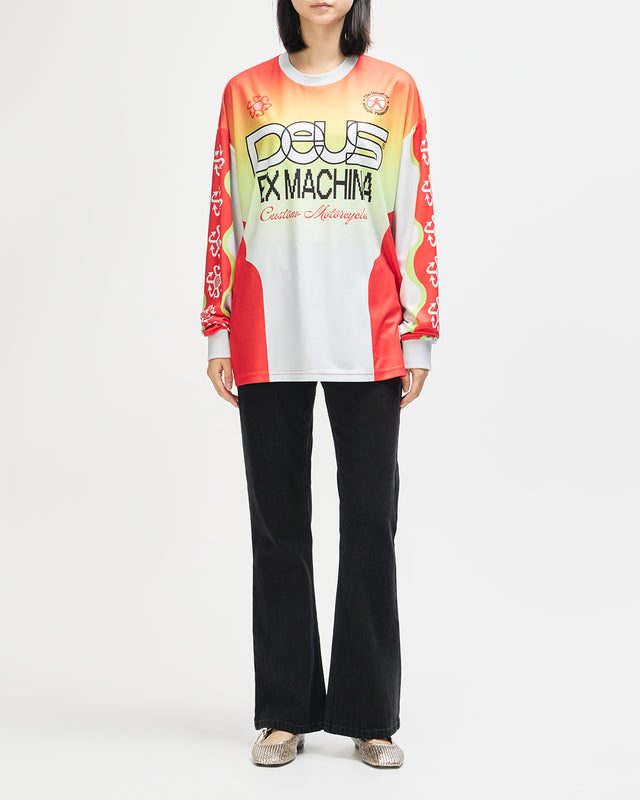 Manhole Moto Jersey - White