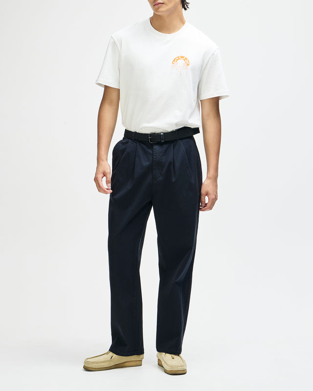 Otto Pleated Pant - Black