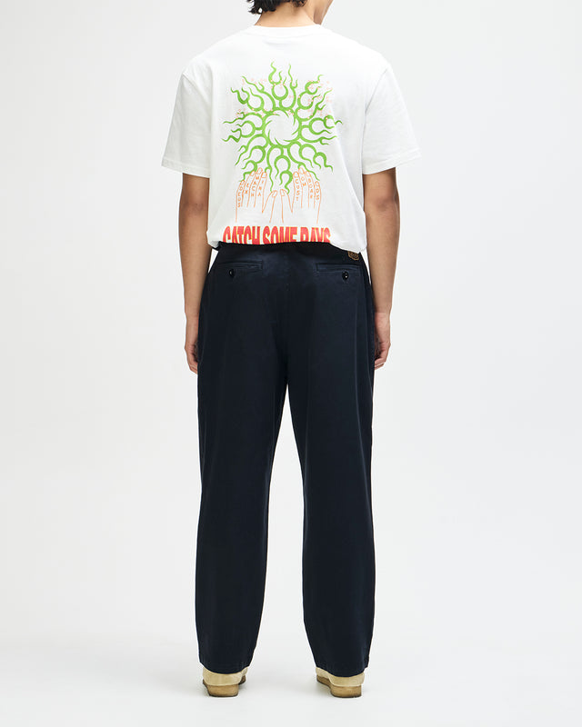 Otto Pleated Pant - Black