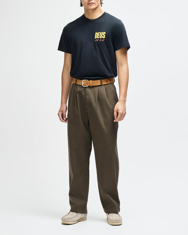 Otto Pleated Pant - Olive