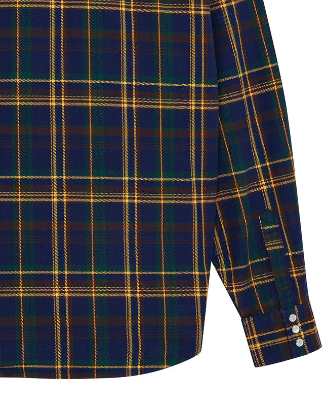 Reality Wreckers Check Shirt - Mechanic Blue Check