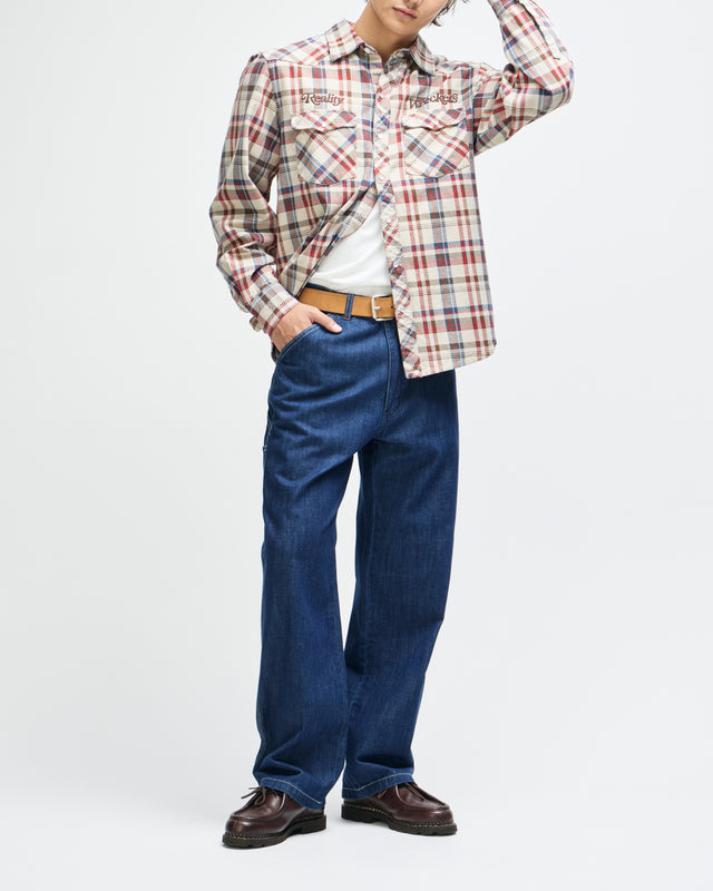 Reality Wreckers Check Shirt - Natural Check