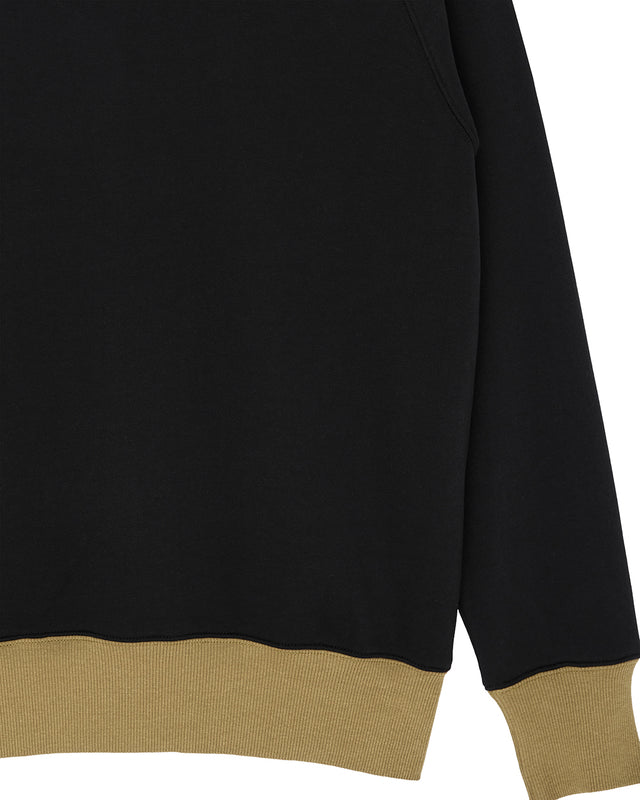 All Others Half Zip Sweat - Black