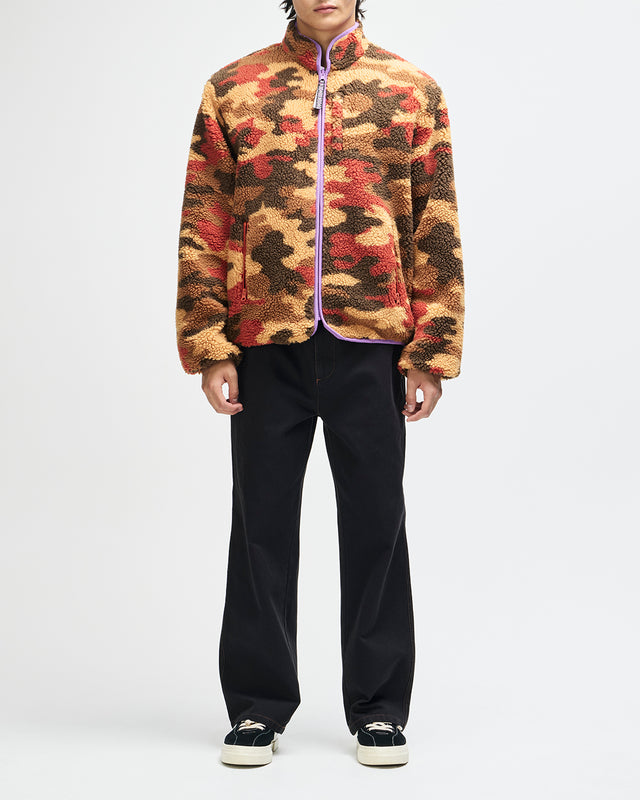 Owen Reversible Fleece - Camo-Black