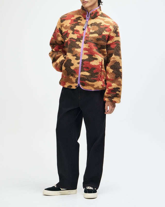 Owen Reversible Fleece - Camo-Black