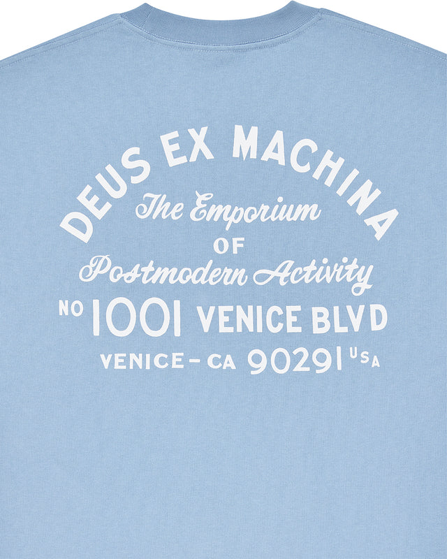 Venice Sign Tee - Glacier Blue