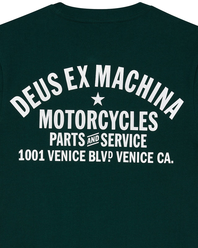 Venice Address Tee - Racing Green