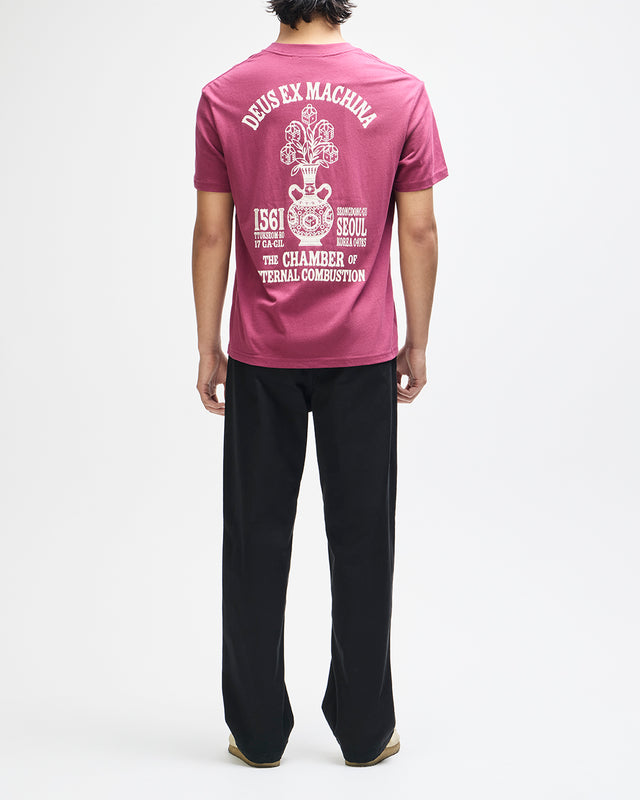 Seoul Ceramic Tee - Burgundy