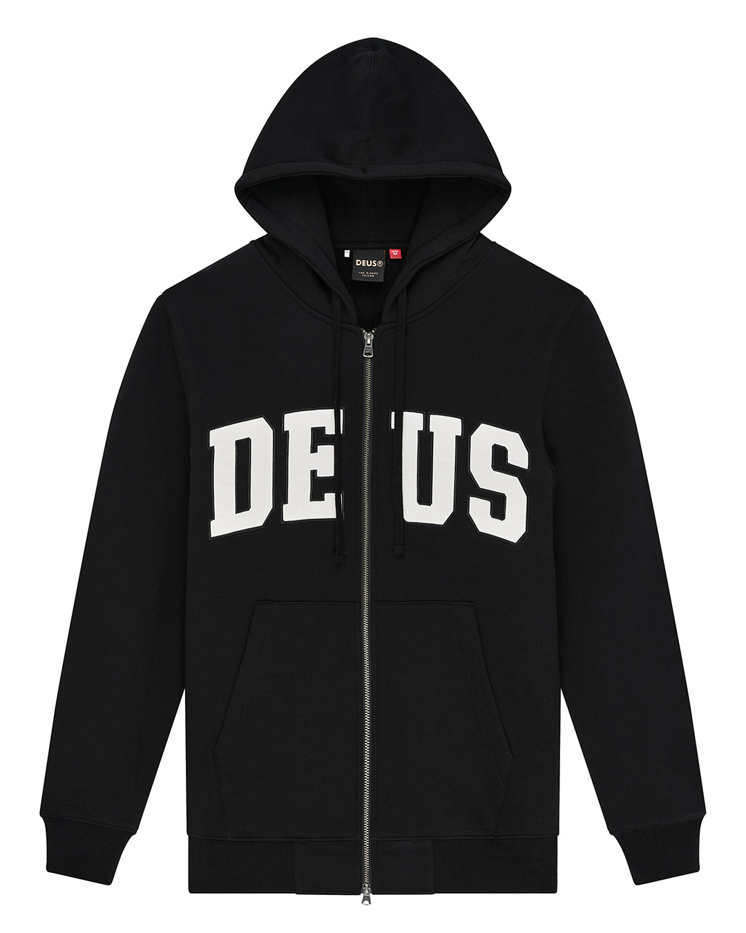 Fleece | Deus Ex Machina | Victory Lap Zip Hoodie - Black – Deus
