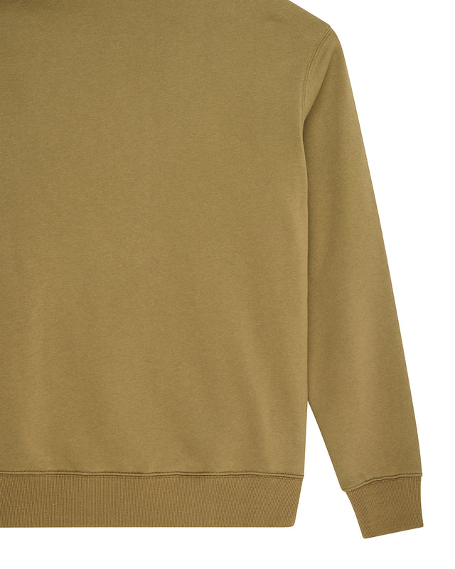 Victory Lap Zip Hoodie - Olive Green