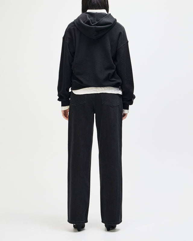 Unfinished Hoodie - Black Beauty