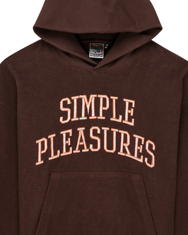 Unfinished Hoodie - Downtown Brown