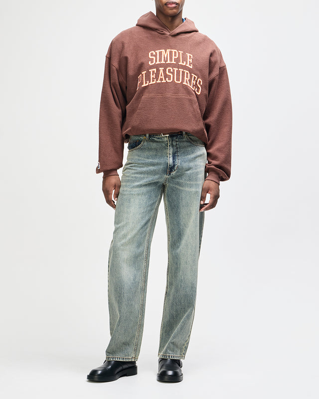 Unfinished Hoodie - Downtown Brown