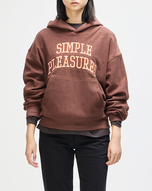 Unfinished Hoodie - Downtown Brown