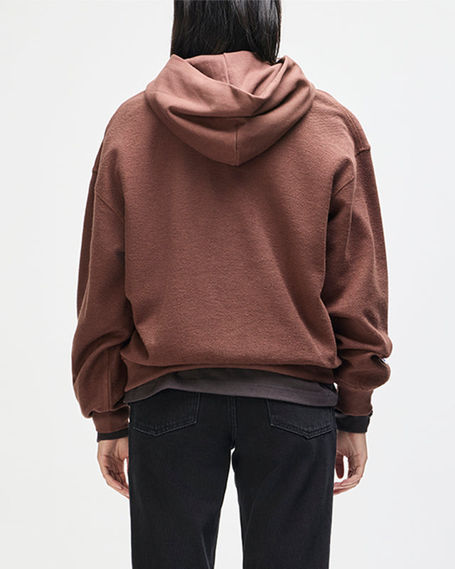 Unfinished Hoodie - Downtown Brown