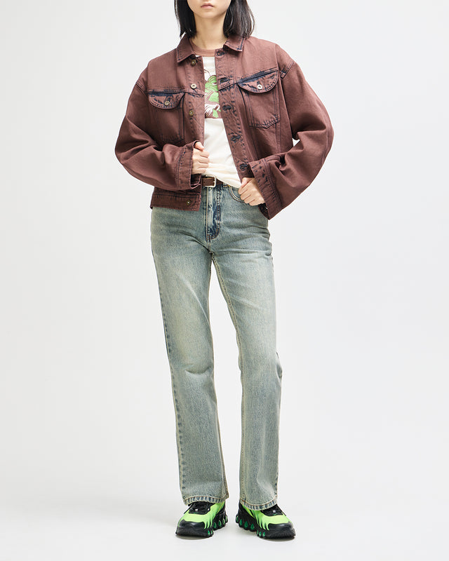 Folklore Jacket - Overdyed Brown