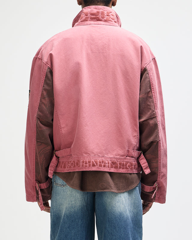common-state-jacket-overdyed-red