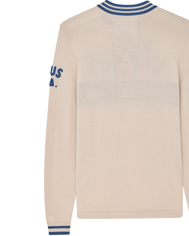 Henzen LS Knit Jersey - Tofu White