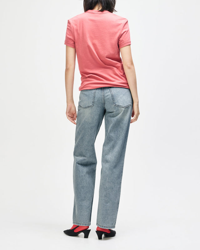 True Line Straight Jean - Washed Indigo