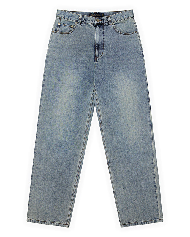 True Line Straight Jean - Washed Indigo
