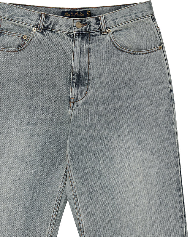 True Line Straight Jean - Washed Indigo