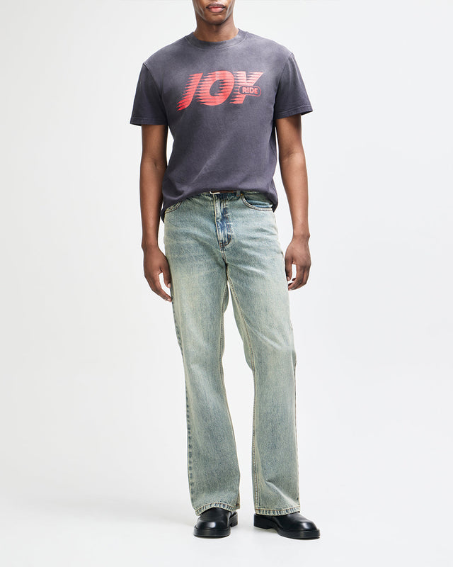 Curve Line Bootcut Jean - Dirty Denim