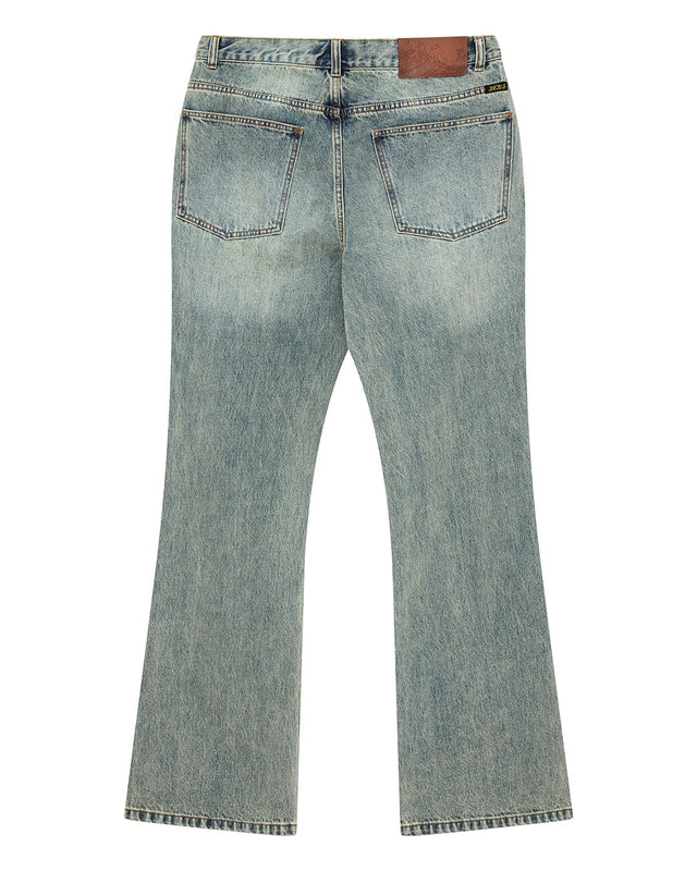 Curve Line Bootcut Jean - Dirty Denim